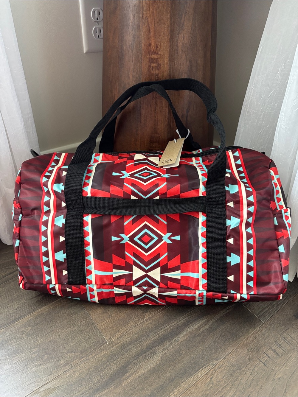 Calin Collection polyester light travel,zip top/interior & side pocket, light